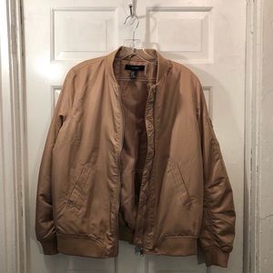 Tan bomber jacket